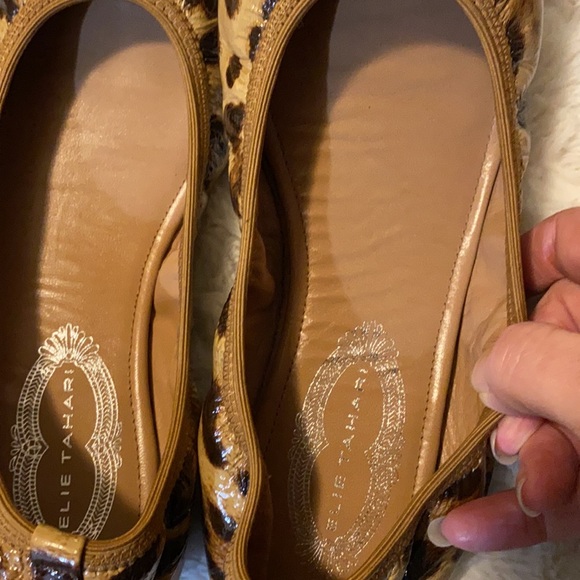 Like new -worn once. Leopard print flats - Picture 2 of 9